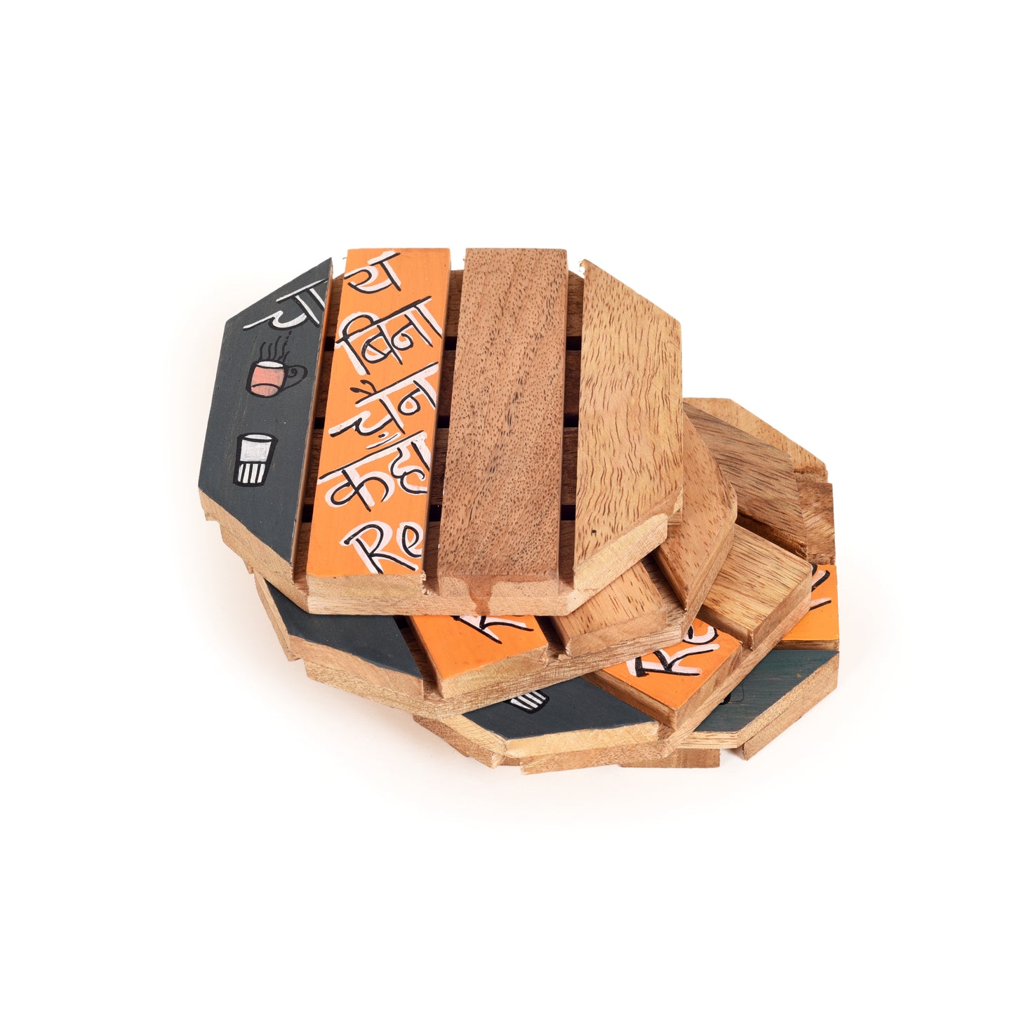 Chai-N-Reaction Coasters