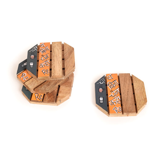 Chai-N-Reaction Coasters