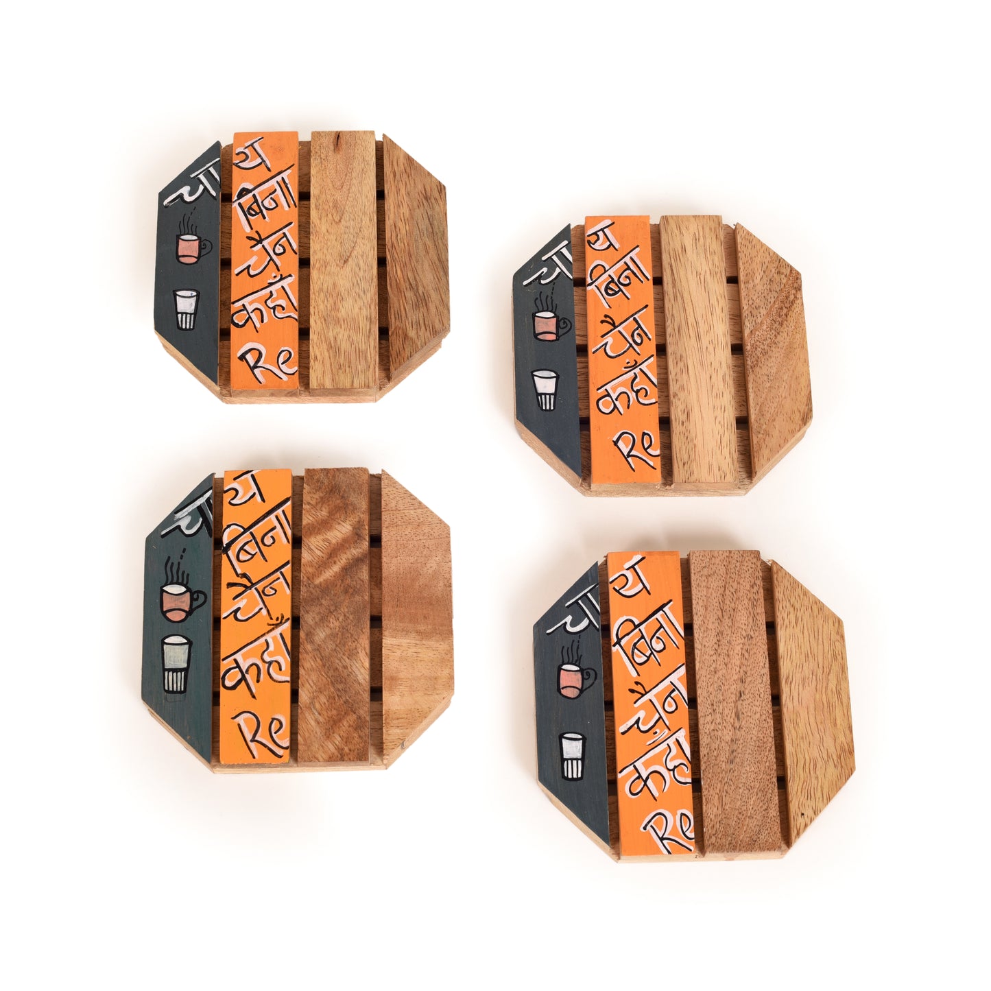 Chai-N-Reaction Coasters