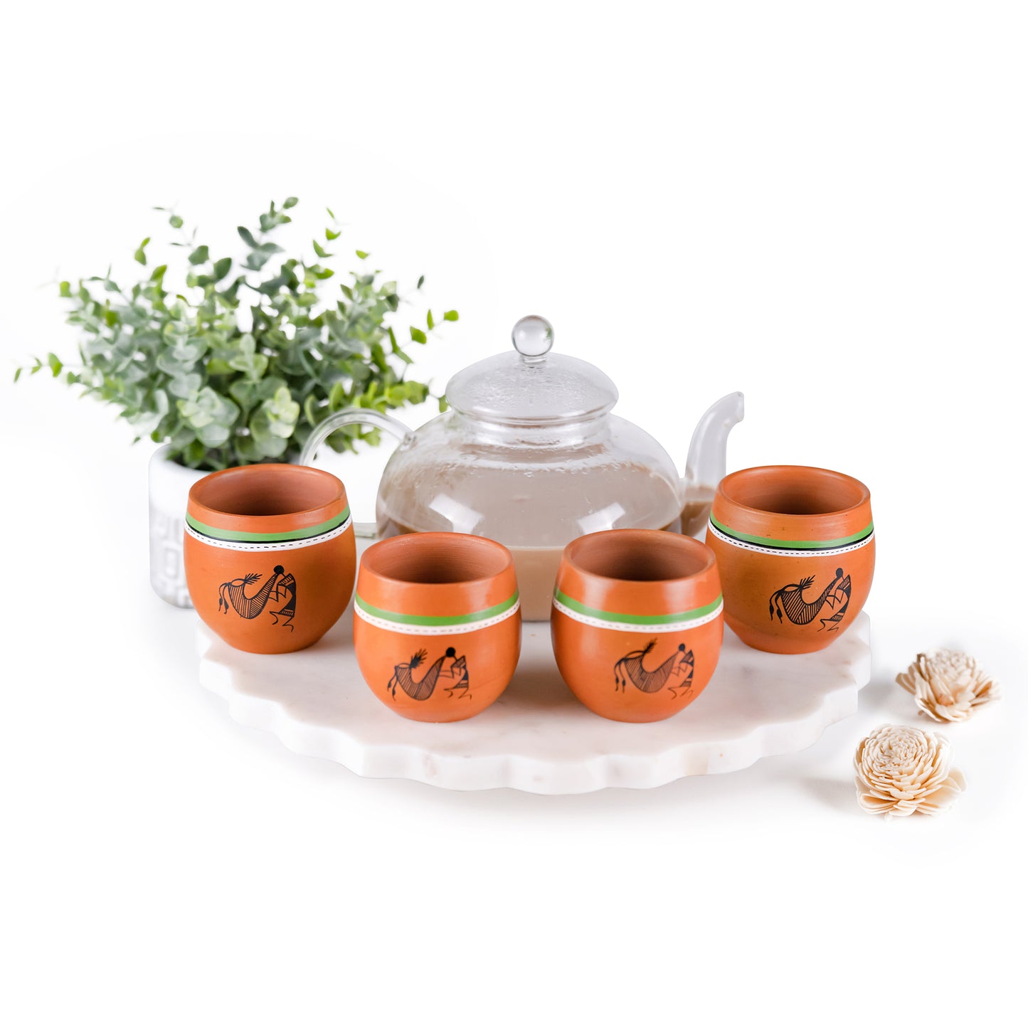 Earthen Elegance Kulhad Cups (Set of 4)