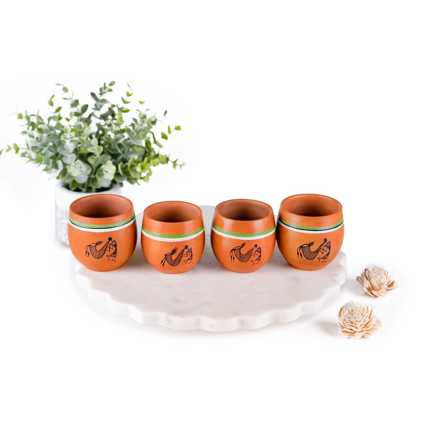 Earthen Elegance Kulhad Cups (Set of 4)