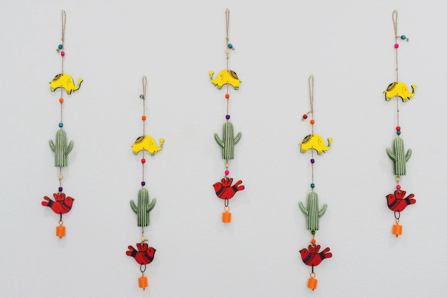 Madhubani Elephant Dangler