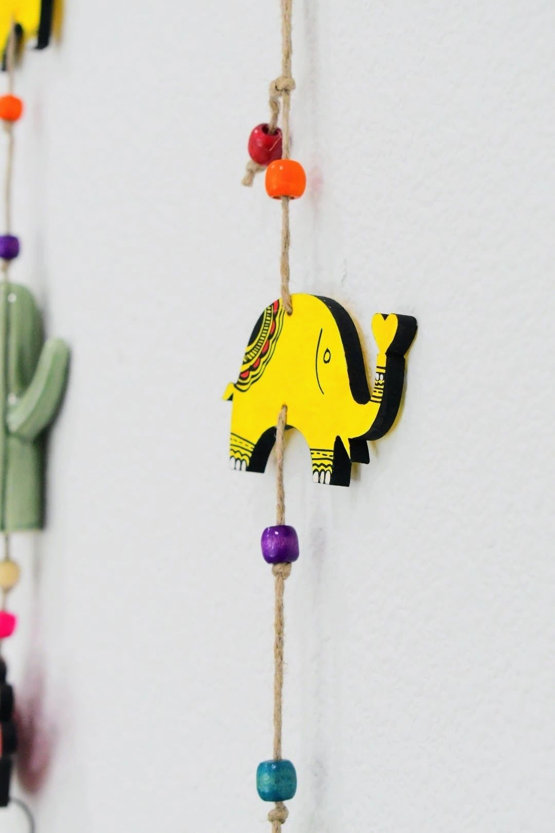 Madhubani Elephant Dangler