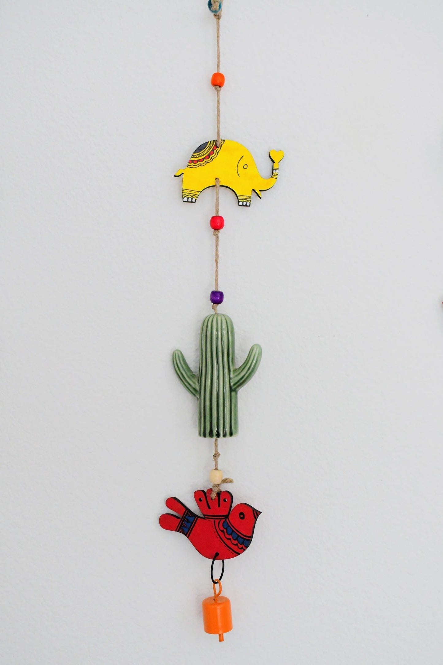 Madhubani Elephant Dangler