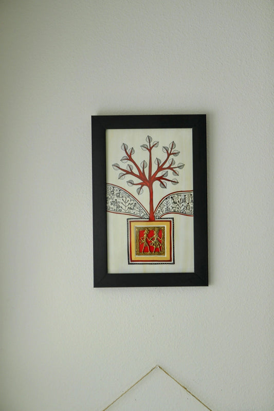 Warli Tree of Life Painting