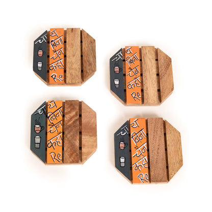 Chai-N-Reaction Coasters
