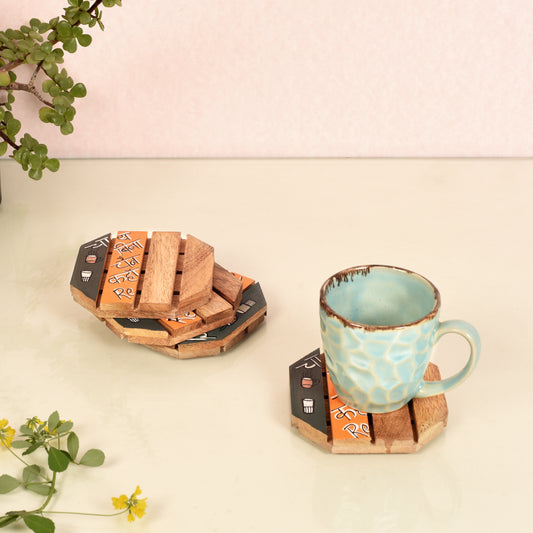 Chai-N-Reaction Coasters