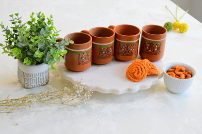 Earthen Elegance Kulhad Cups (Set of 4)