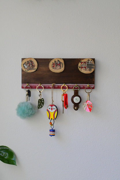 Warli Welcome Key Holder