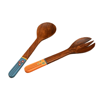 Wooden Salad Spoon and Fork set