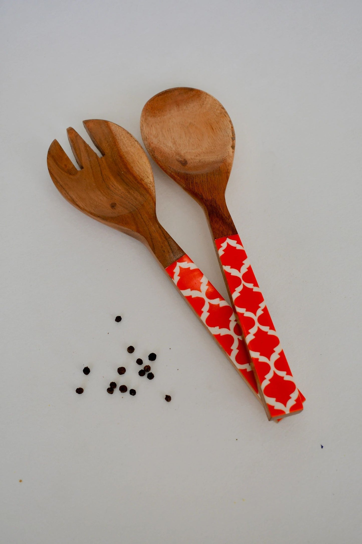 Hand-painted ladles (Red)